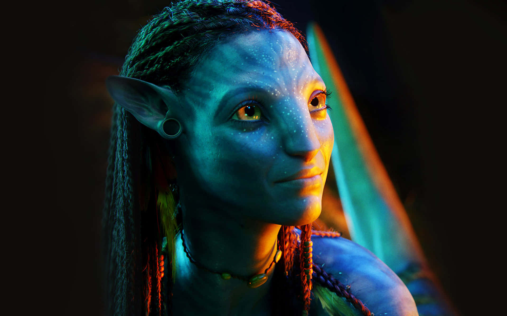 An image from the planet Pandora in the movie Avatar
