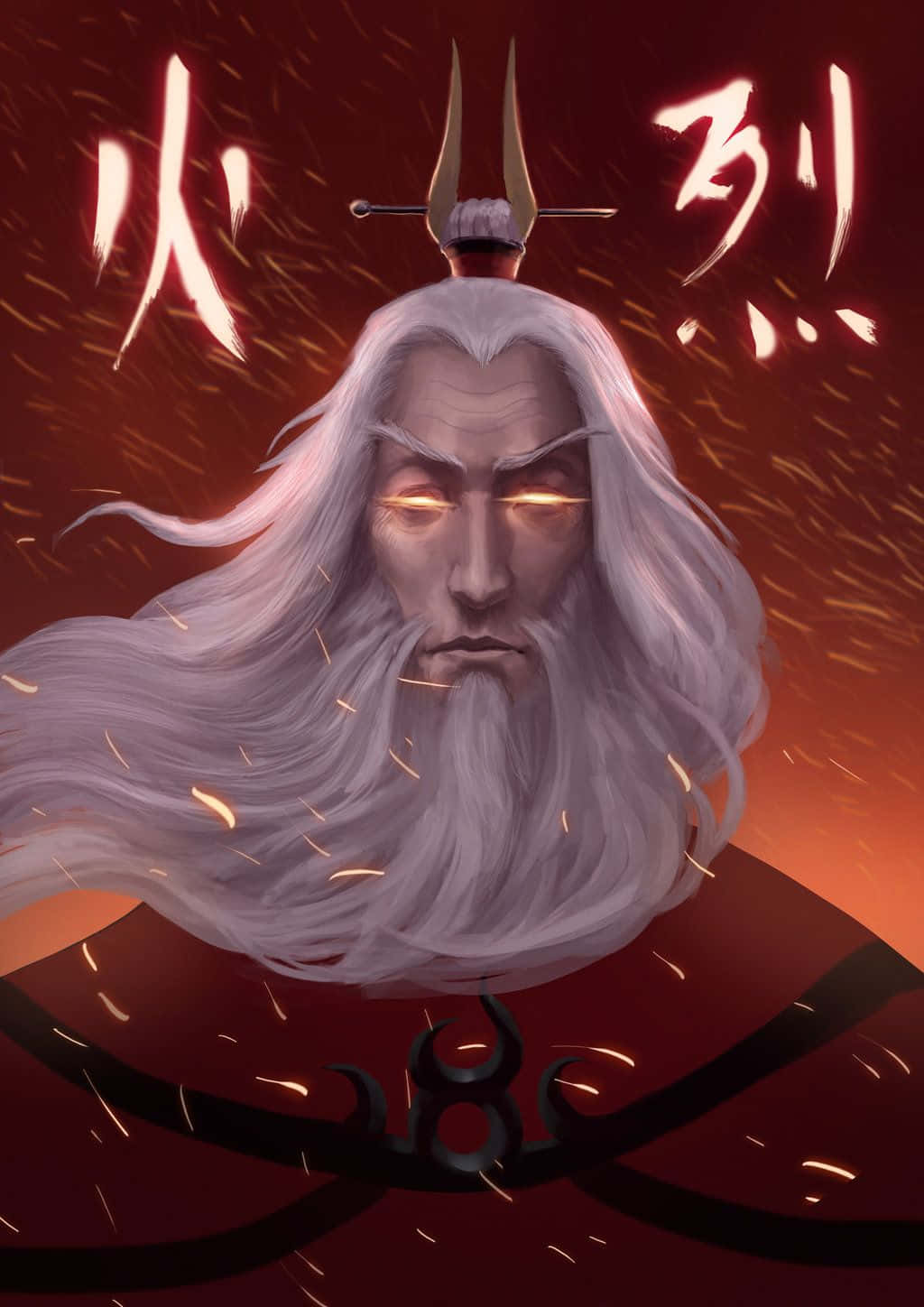 Latar Belakang Fire Nation Avatar Roku Wallpaper