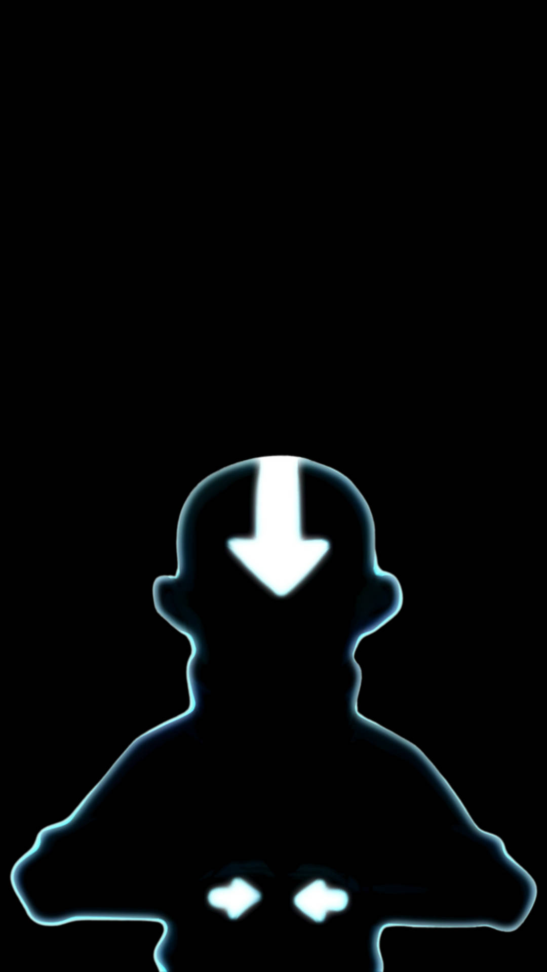 Avatar The Last Airbender Aang Silhouette Background