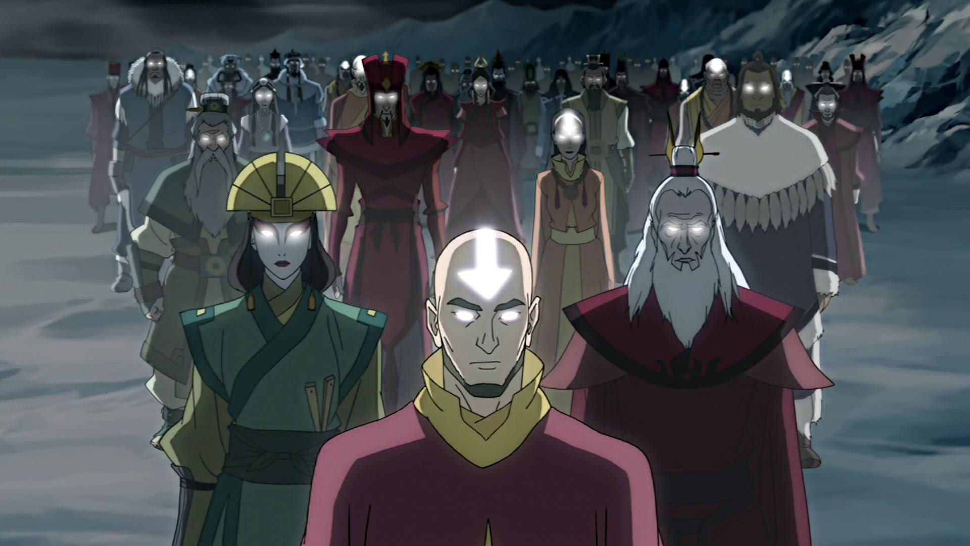 All the Past Avatars of Avatar The Last Airbender Wallpaper