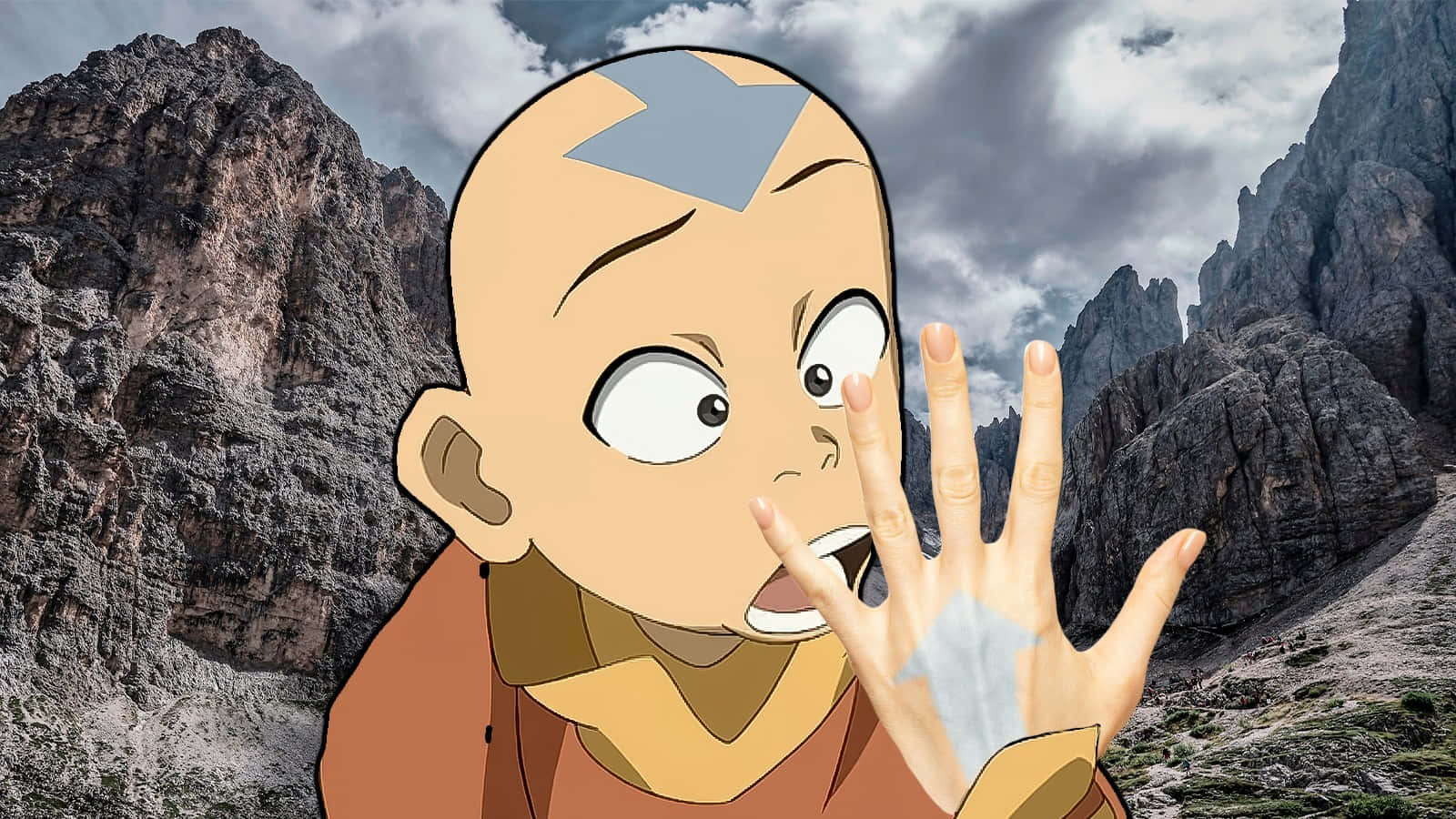 "The Airbender, Avatar Aang in Battle"