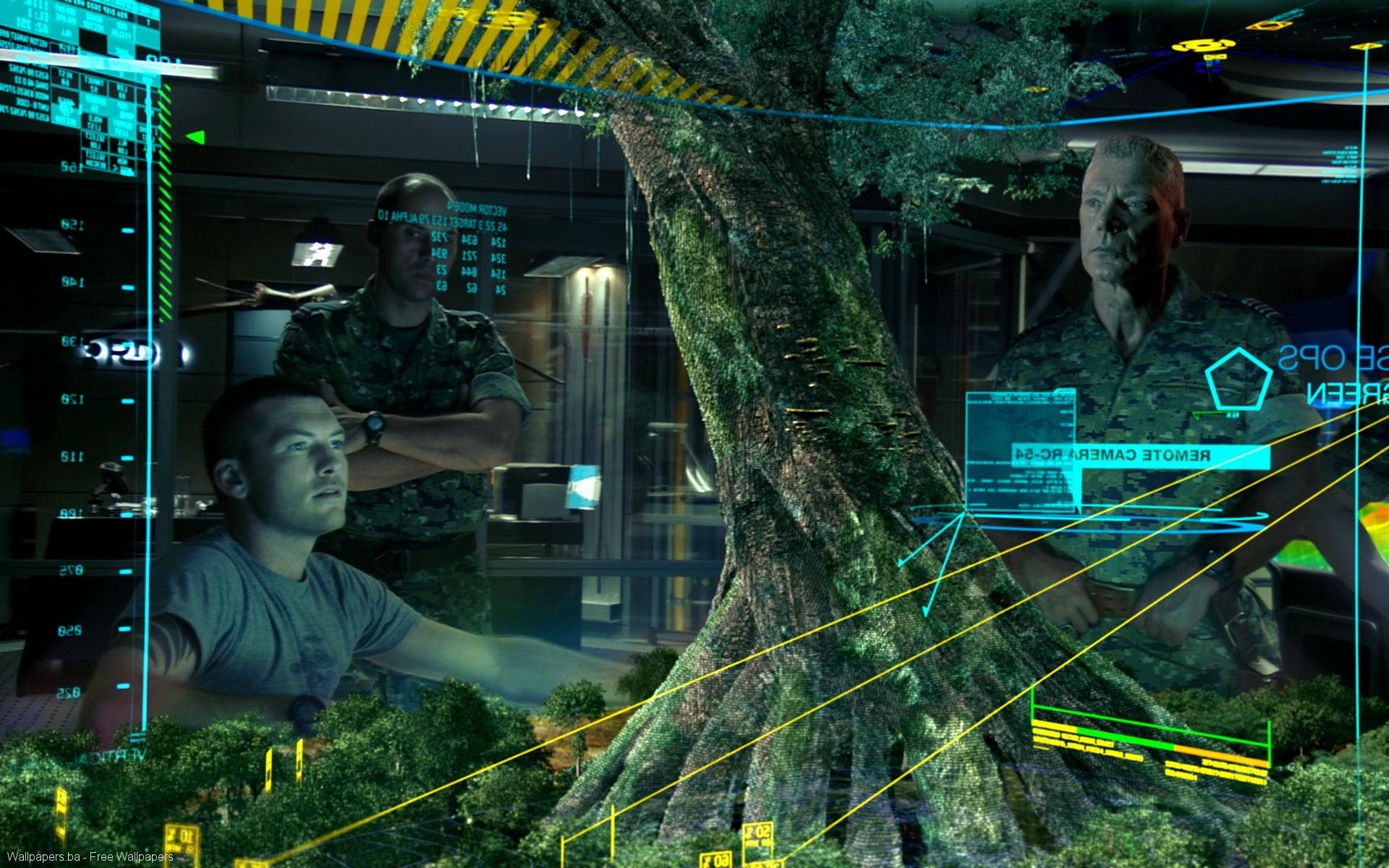 Avatar Unobtanium Briefing Scene Background