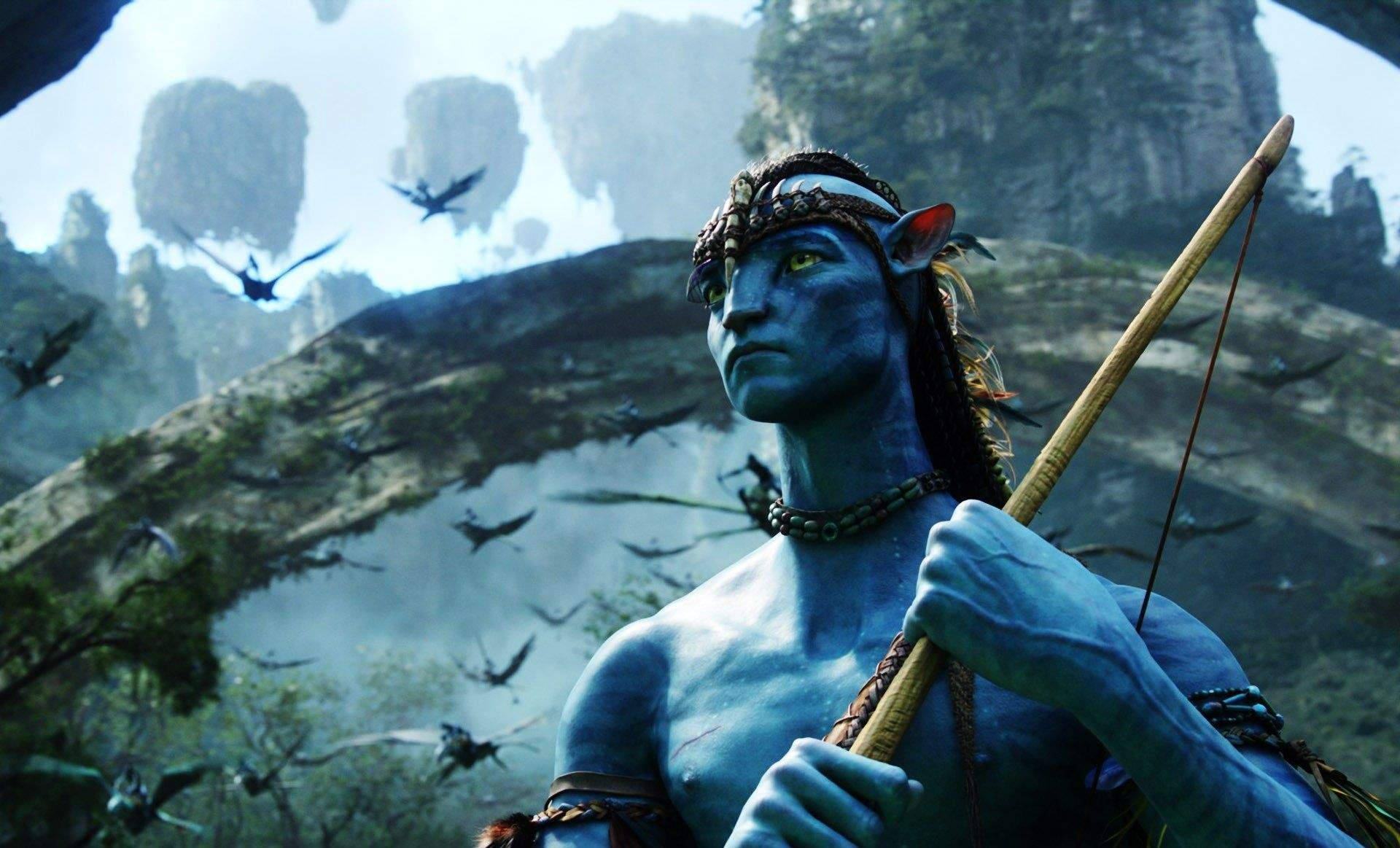 Avatar War Against Human Background