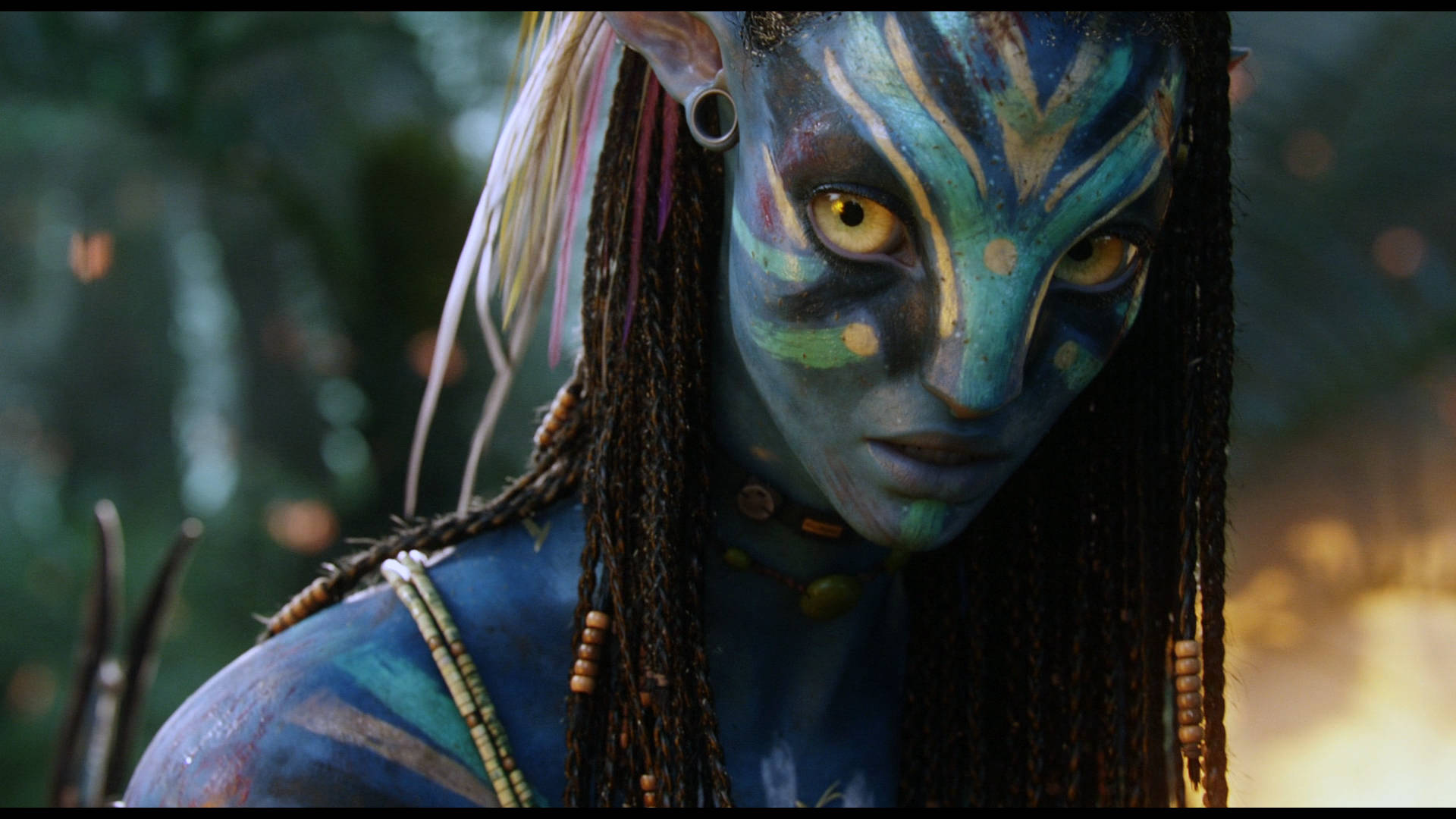 Avatar With Face Paint In Hd Background