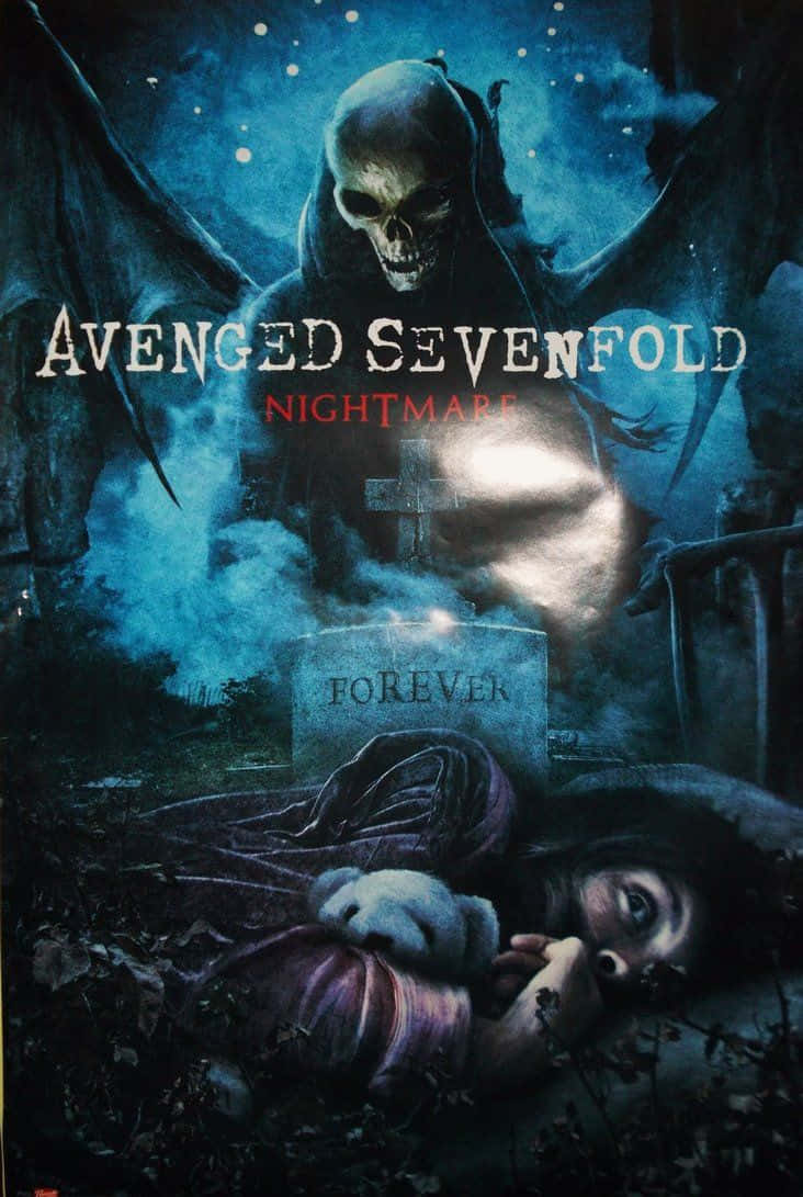 En plakat til Avenged Sevenfold's Nightmare-album Wallpaper