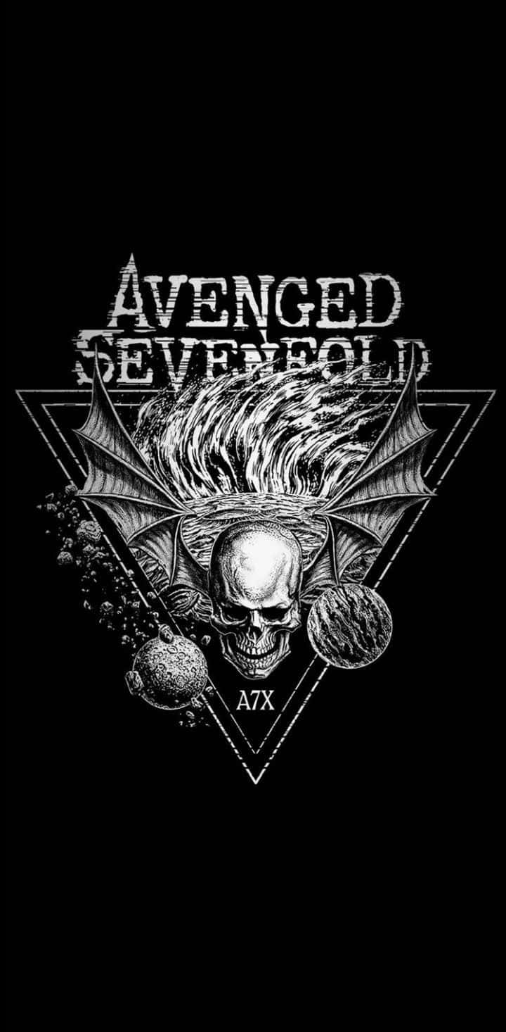 Få rockin' med Avenged Sevenfold iPhone tapet: Wallpaper