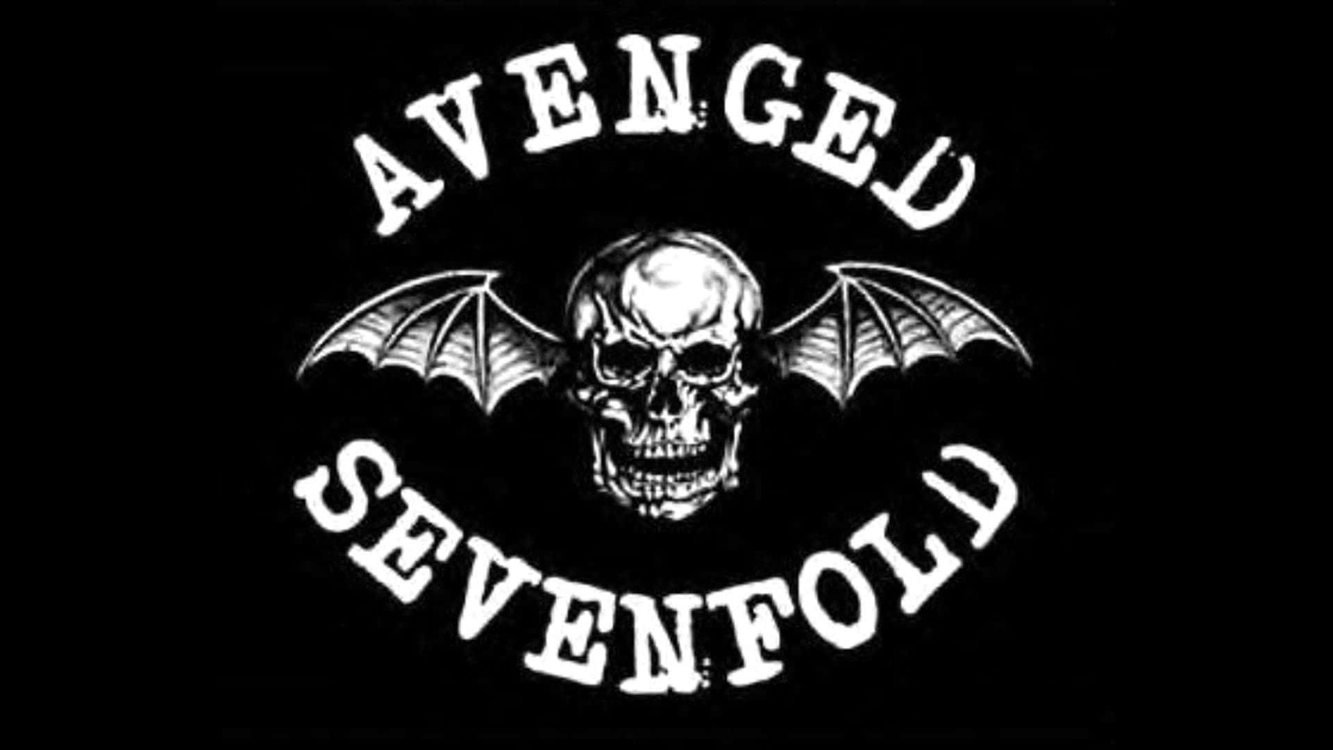 Avenged Sevenfold With Flying Skull Wallpaper