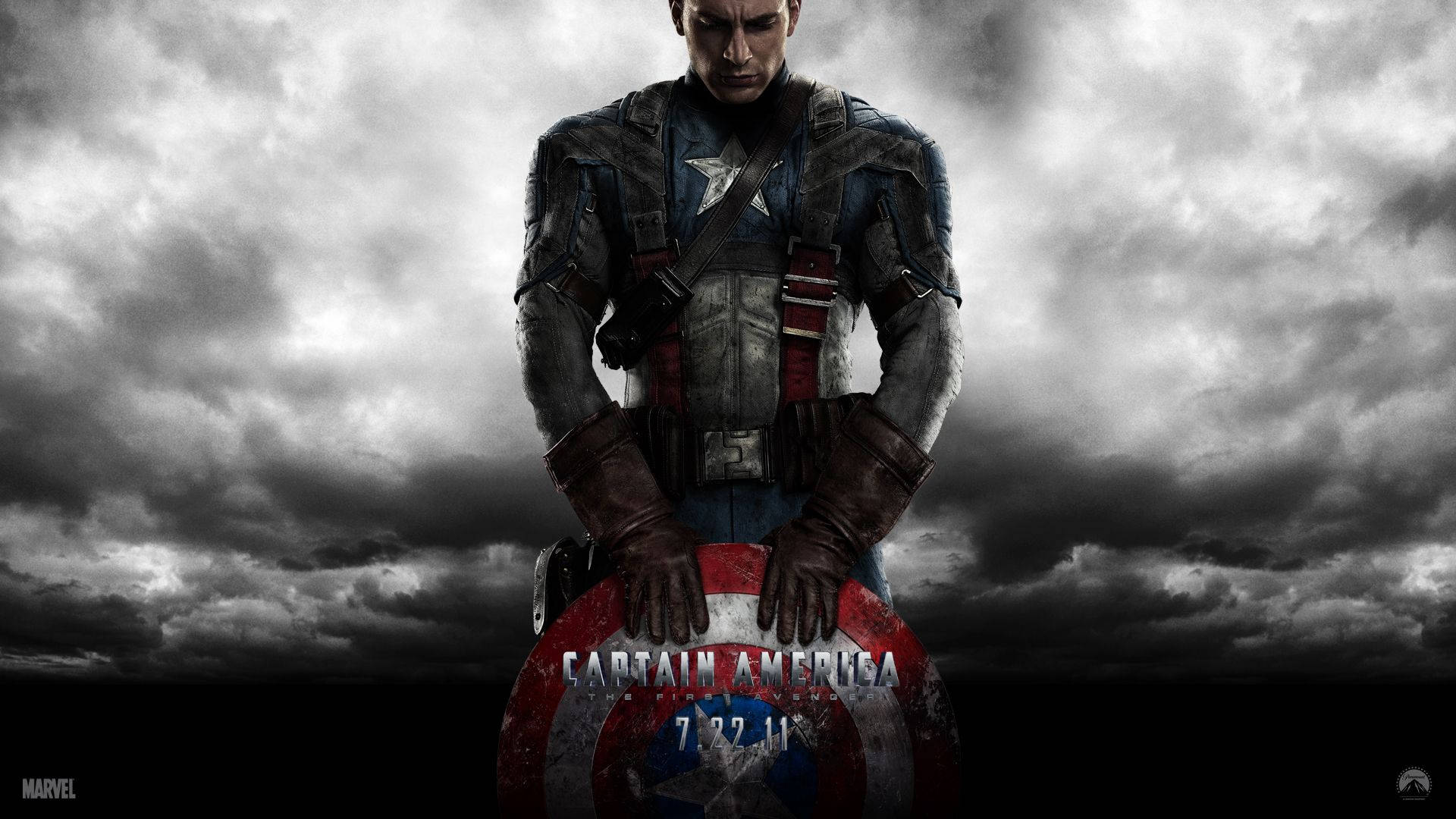 Captain America Shielding the World from Danger Wallpaper