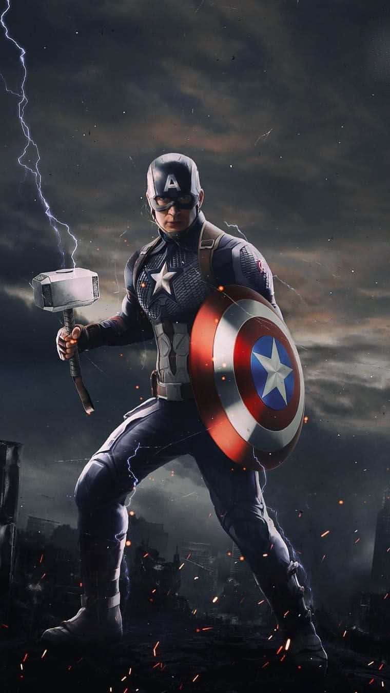 Avengerscaptain America Värdig. Wallpaper