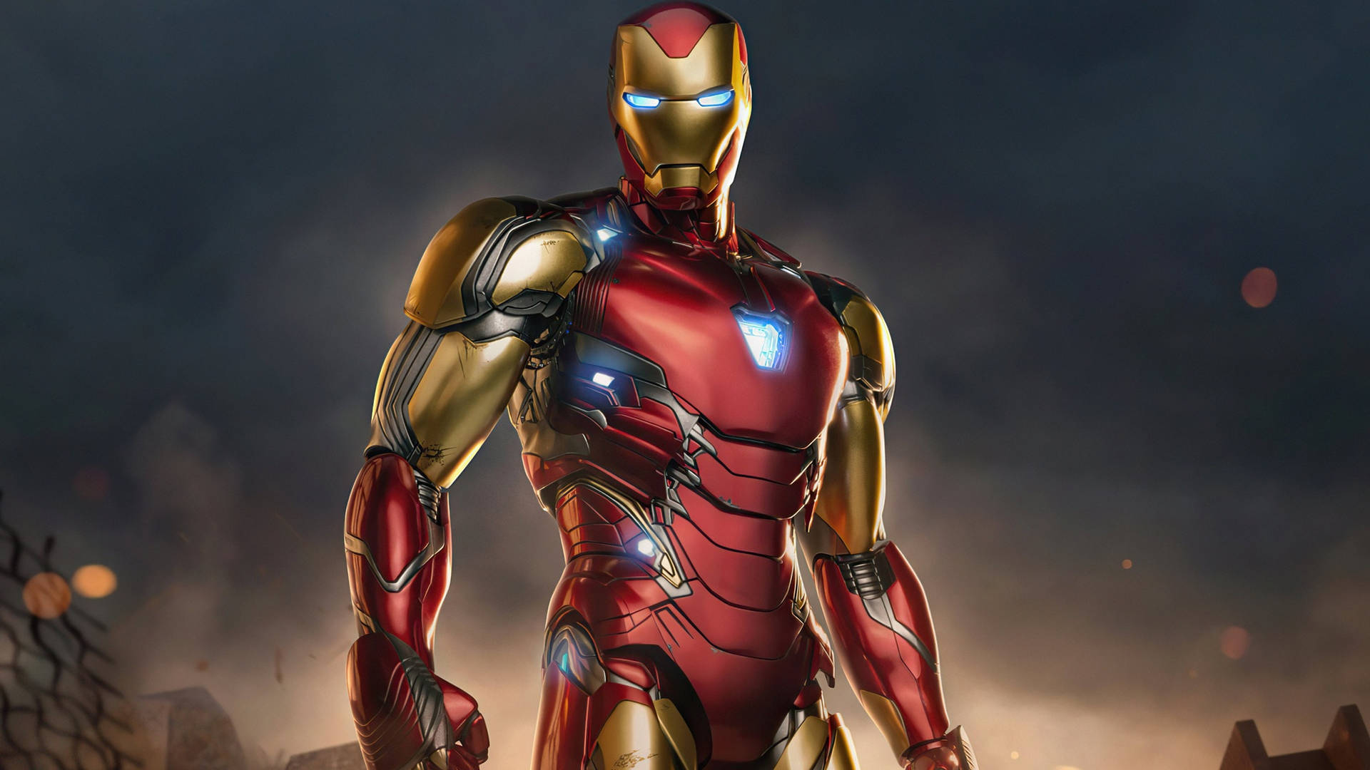 Avengersendgame Iron Man Superhjälte Wallpaper