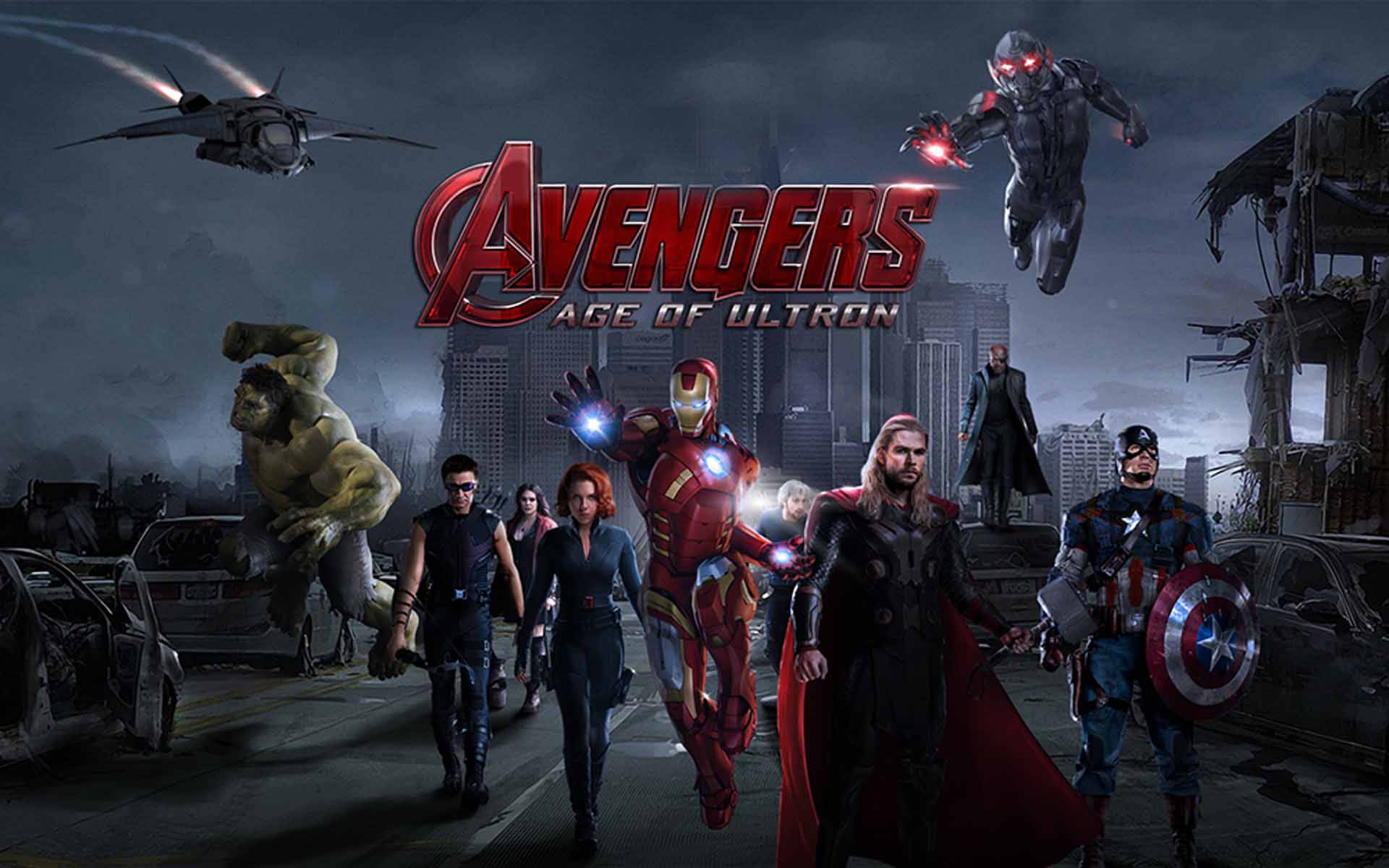 Film Avengers: L'era Di Ultron Sfondo