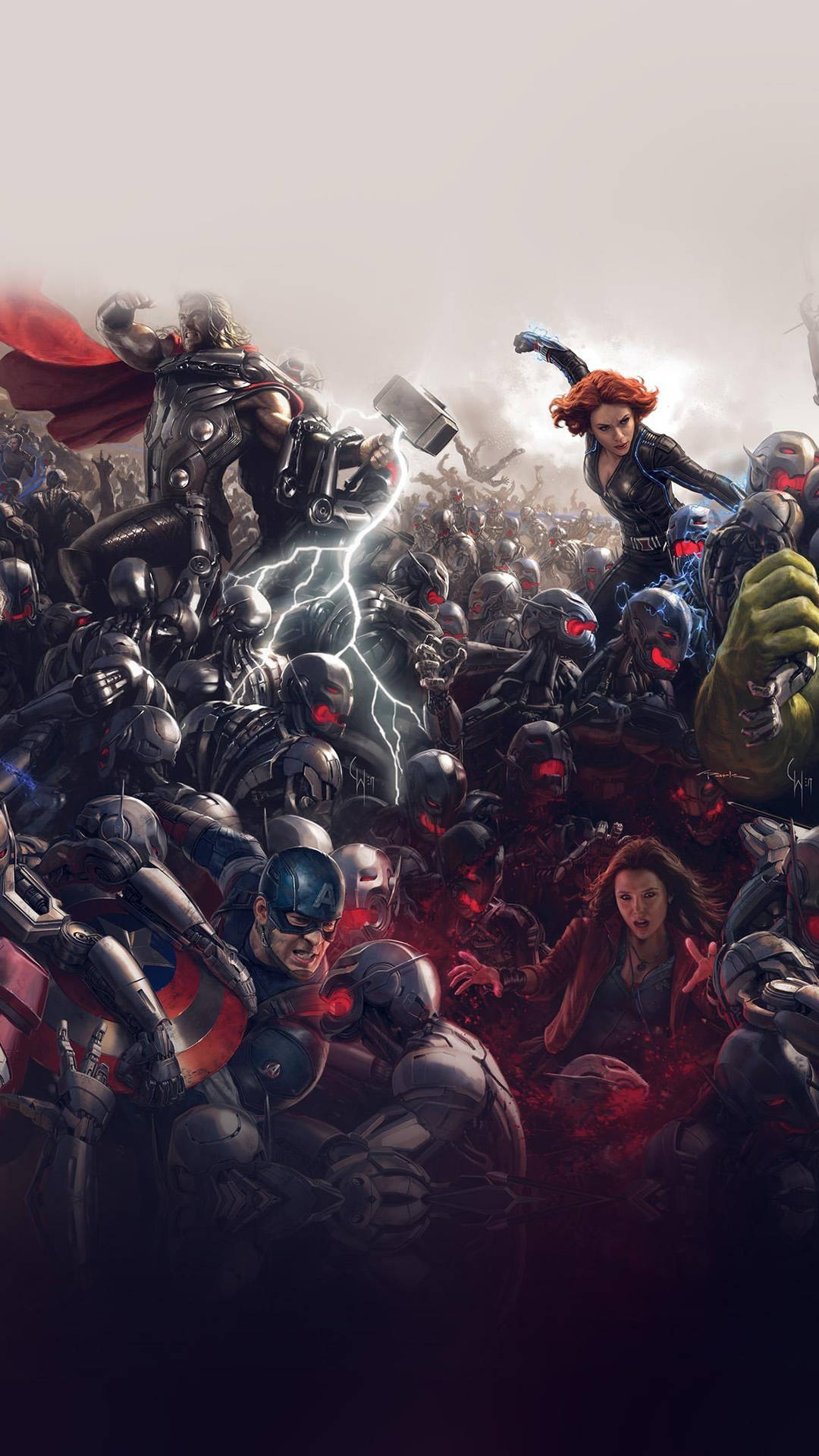 Avengers Age Of Ultron Marvel iPhone X Wallpaper