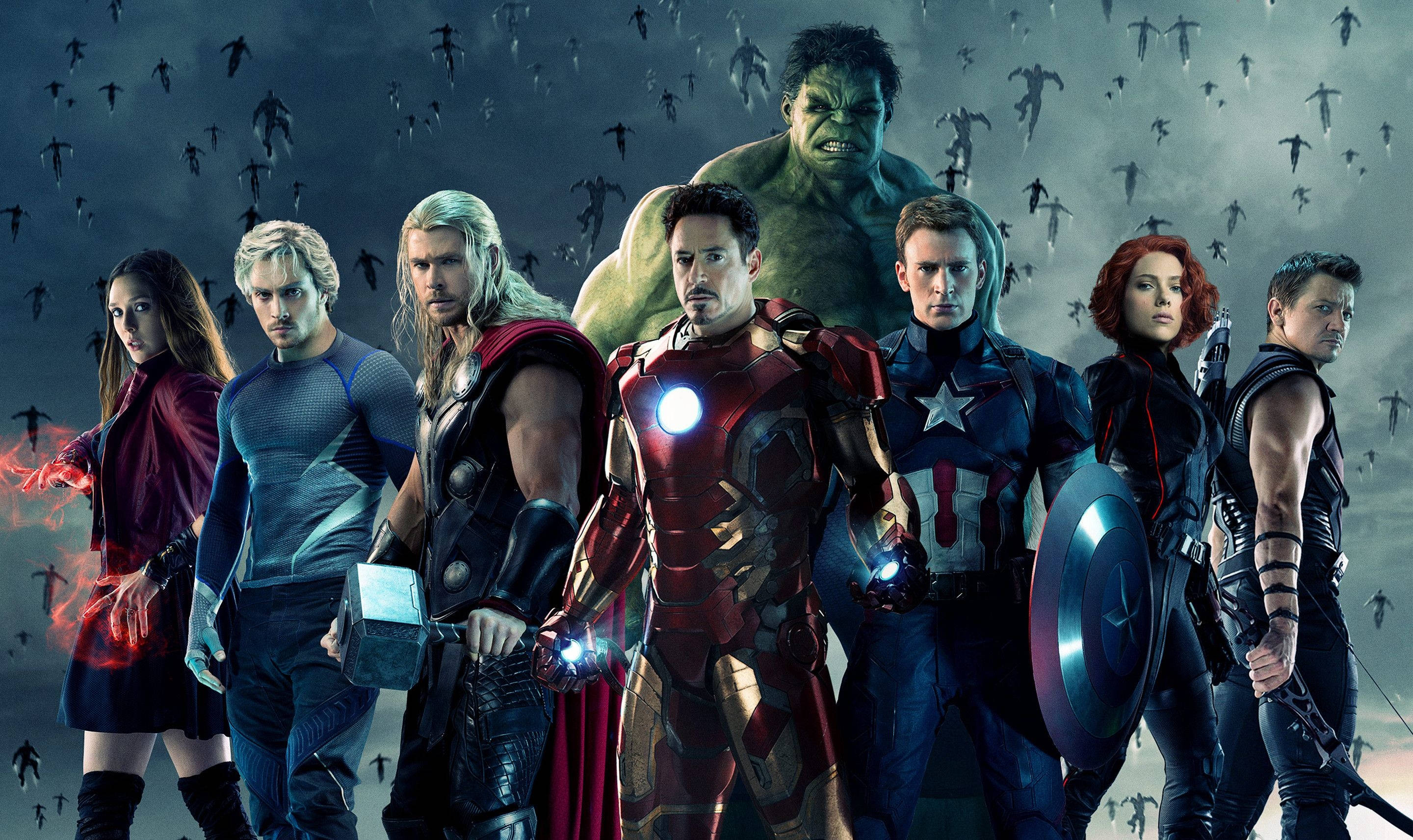 Avengersage Of Ultron Superhéroes Para El Escritorio. Fondo de pantalla