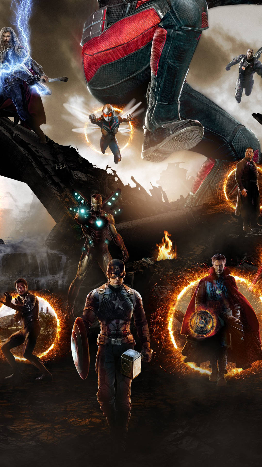 Download Avengers Assemble 4k Marvel Iphone Wallpaper 