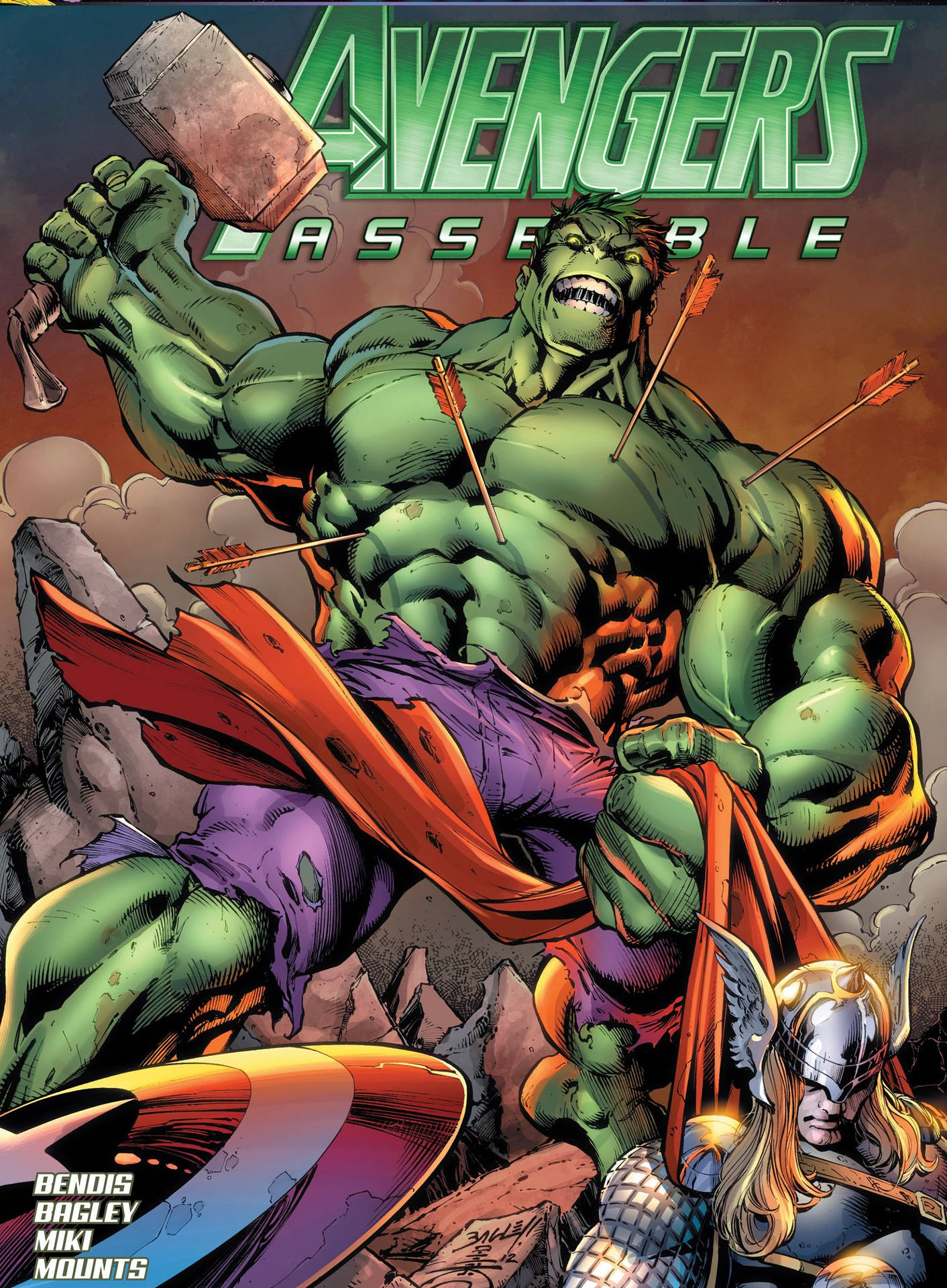 Avengers Samler Hulk Wallpaper
