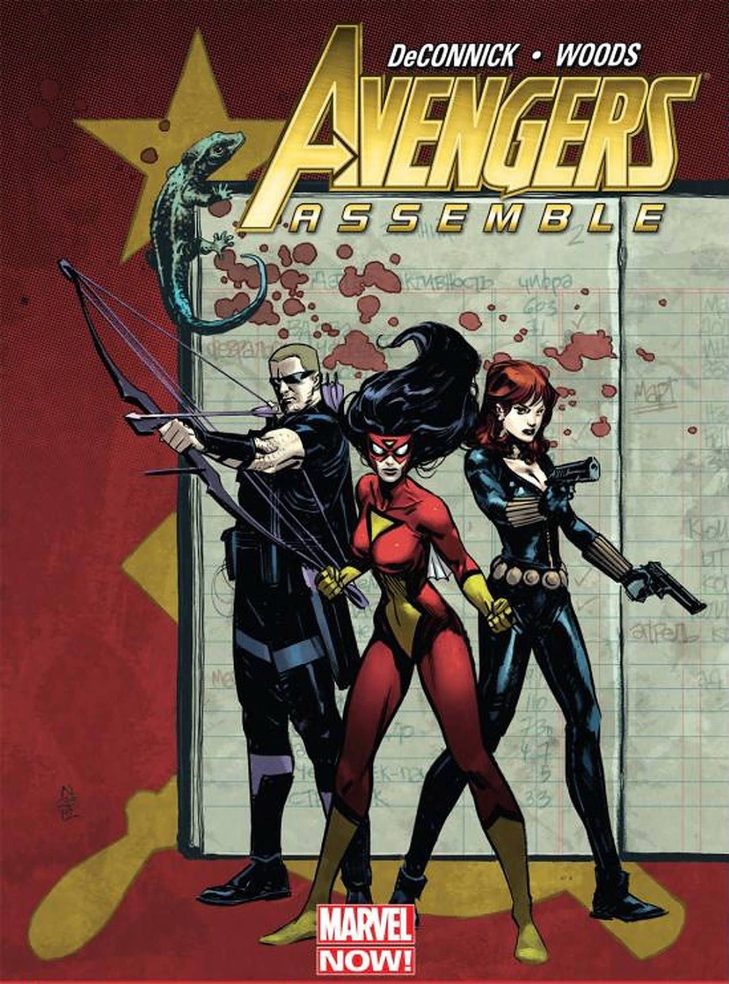 Tapetför Datorn Eller Mobilen: Avengers Assemble Marvel Comic. Wallpaper