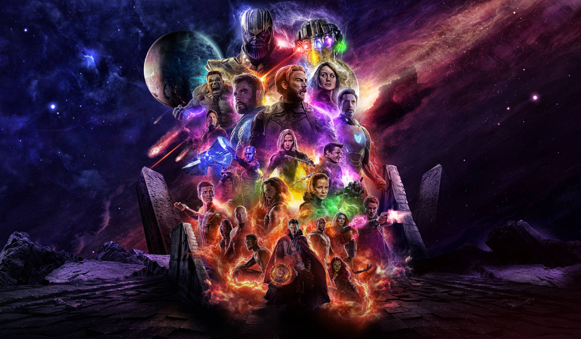 The universe gets a second chance in Avengers: Endgame Wallpaper