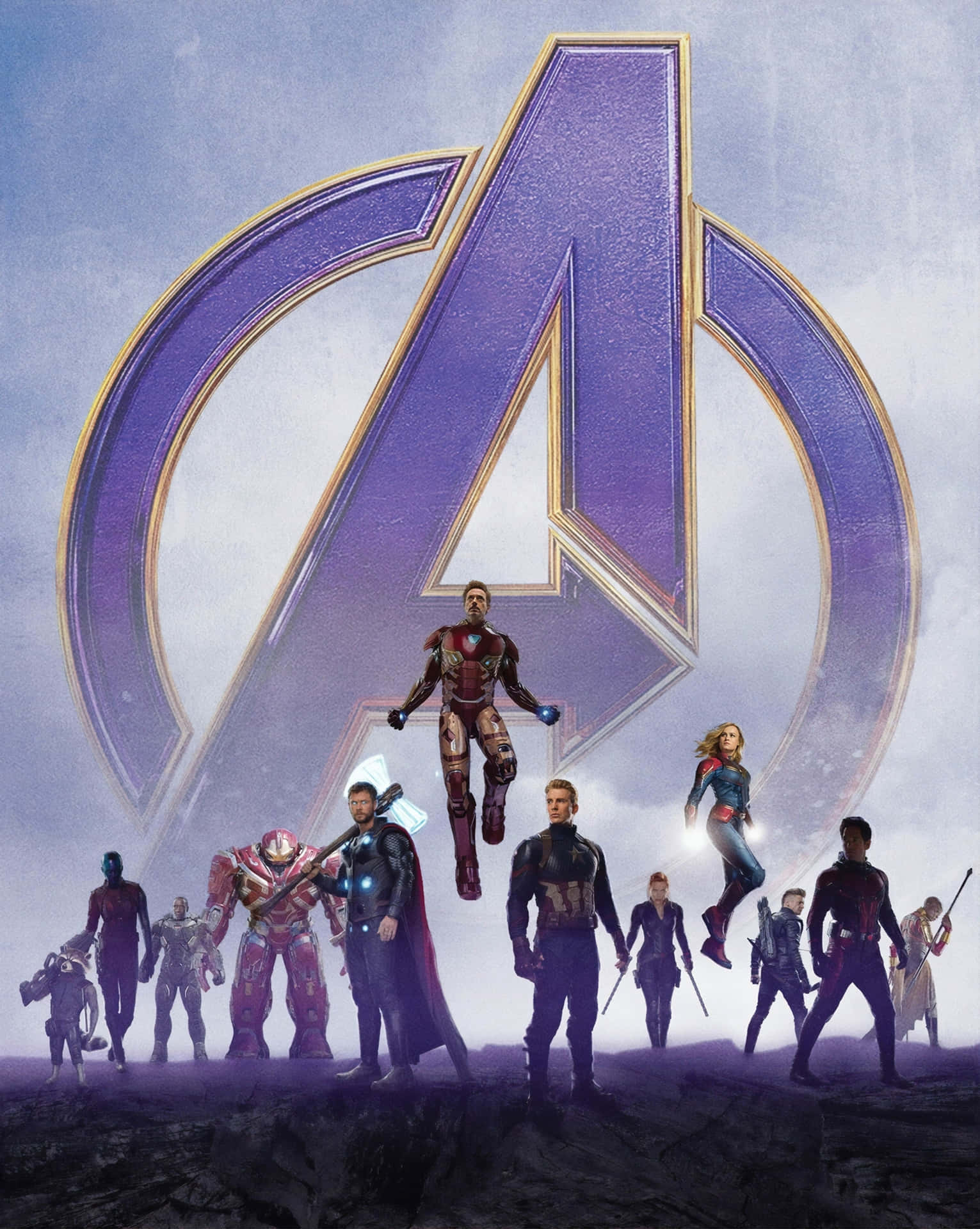 Detultimata Superhjältelaget, Avengers, Kämpar För Att Rädda Universum I Avengers: Endgame.