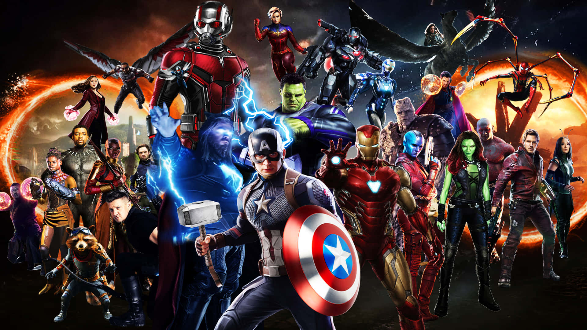 The Mighty Avengers Assemble in Avengers Endgame