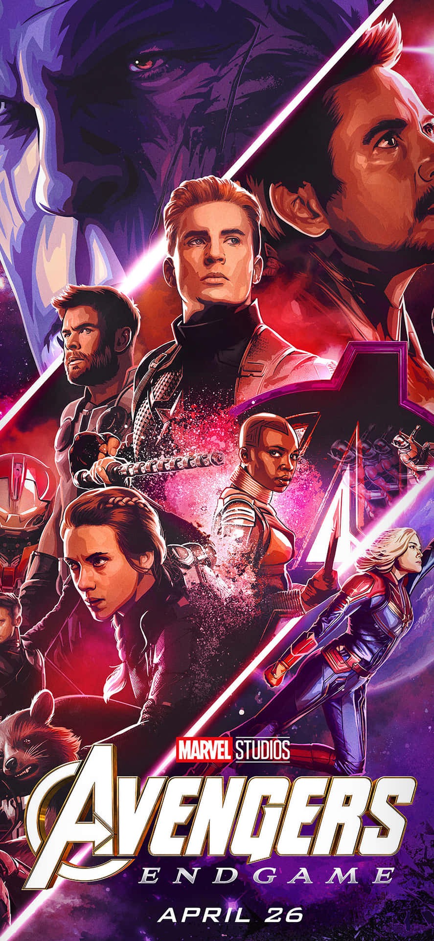 Ironman, Captain America Og Thor Danner Fælles Front I Avengers Endgame.