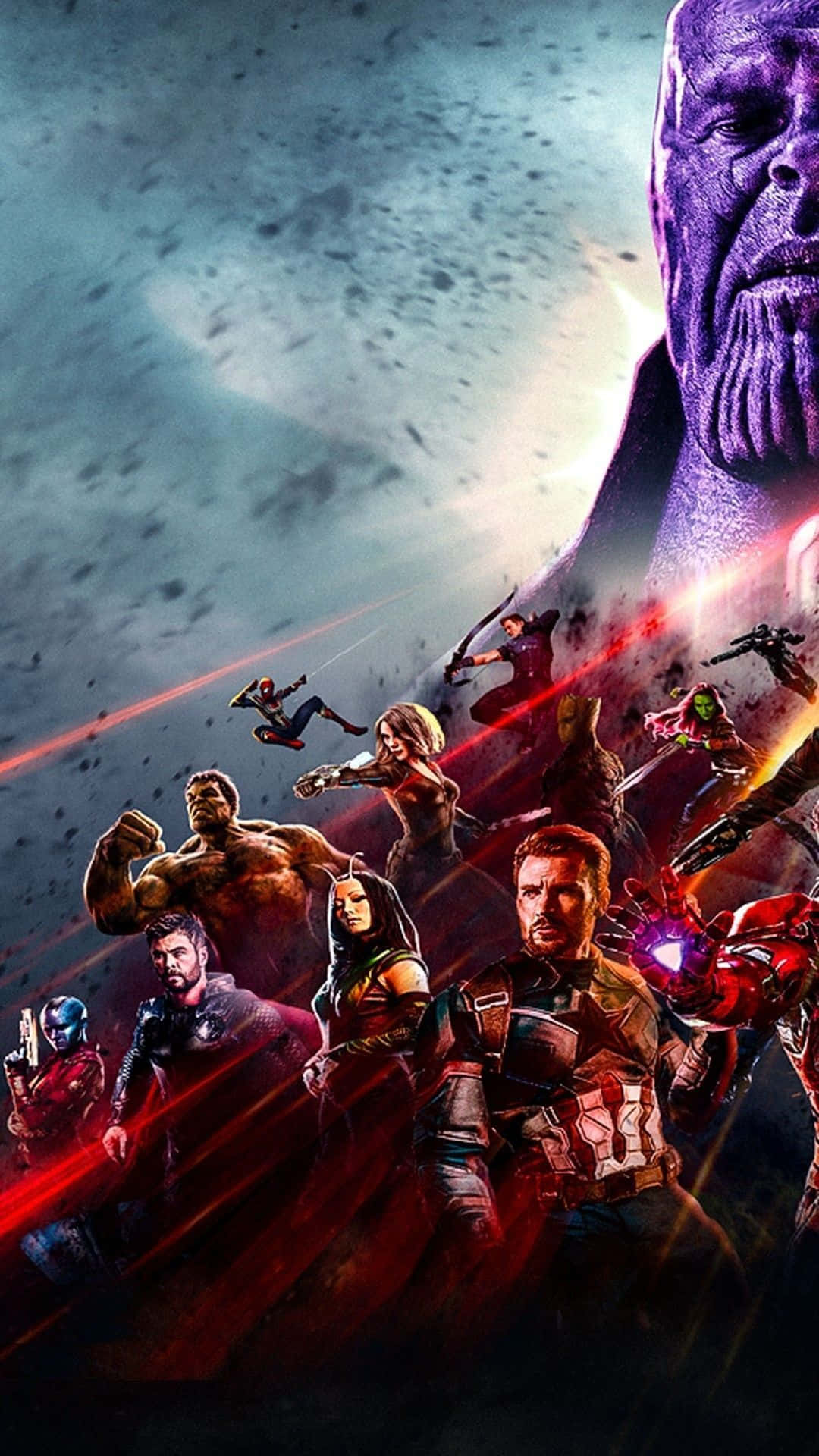 Fåmagten Fra Avengers Endgame På Den Nyeste Iphone. Wallpaper