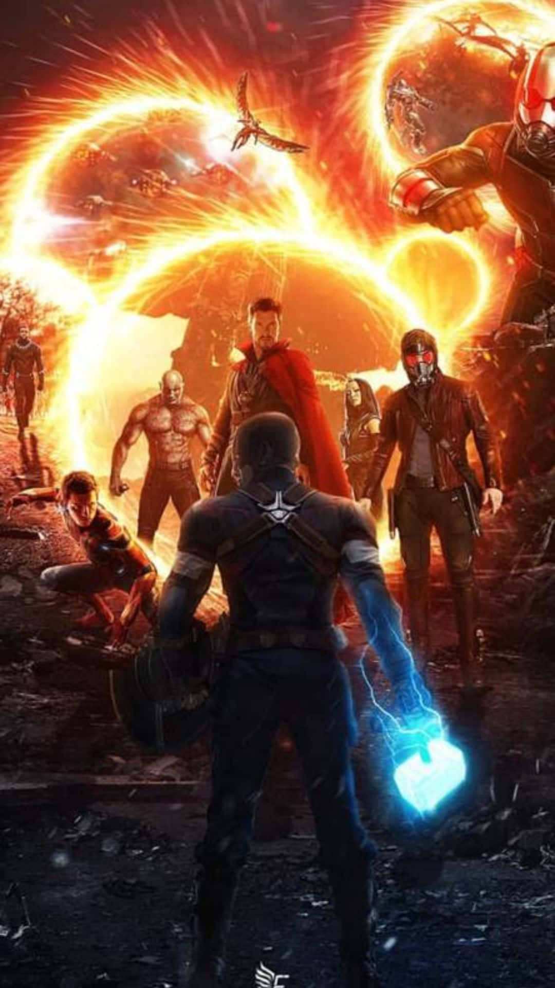 Montesua Equipe Dos Vingadores E Junte-se À Luta Contra Thanos Com O Novo Iphone Avengers: Endgame. Papel de Parede