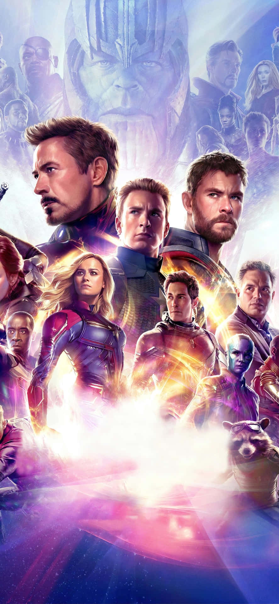 Gør dig klar til en spændende rejse med Avengers Endgame Iphone tapet. Wallpaper