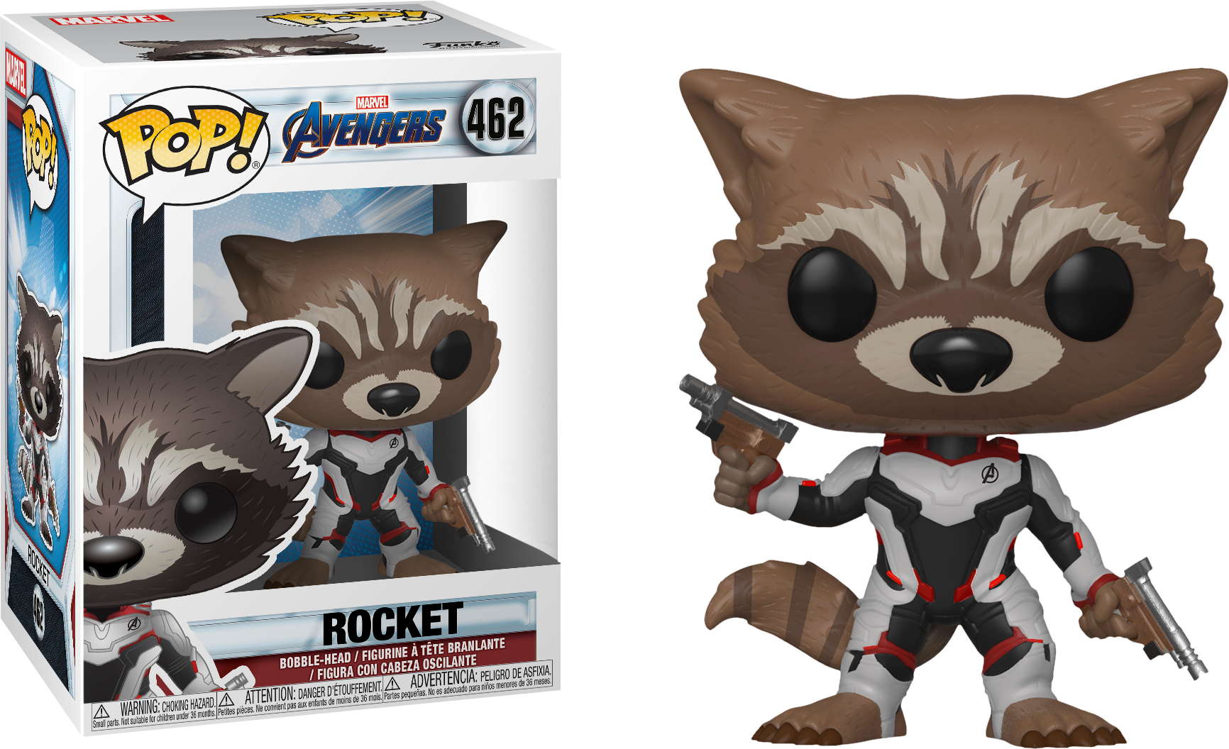 Avengers Endgame Rocket Raccoon Funko Pop SVG