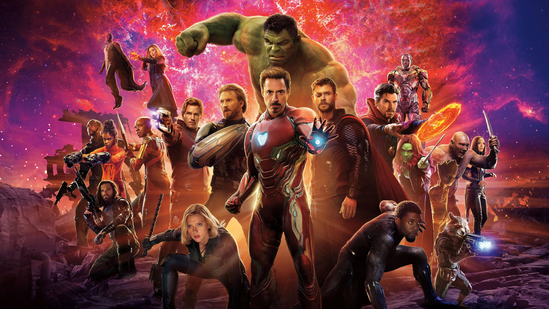 Avengers Infinity War 4k Hulk Rearguard