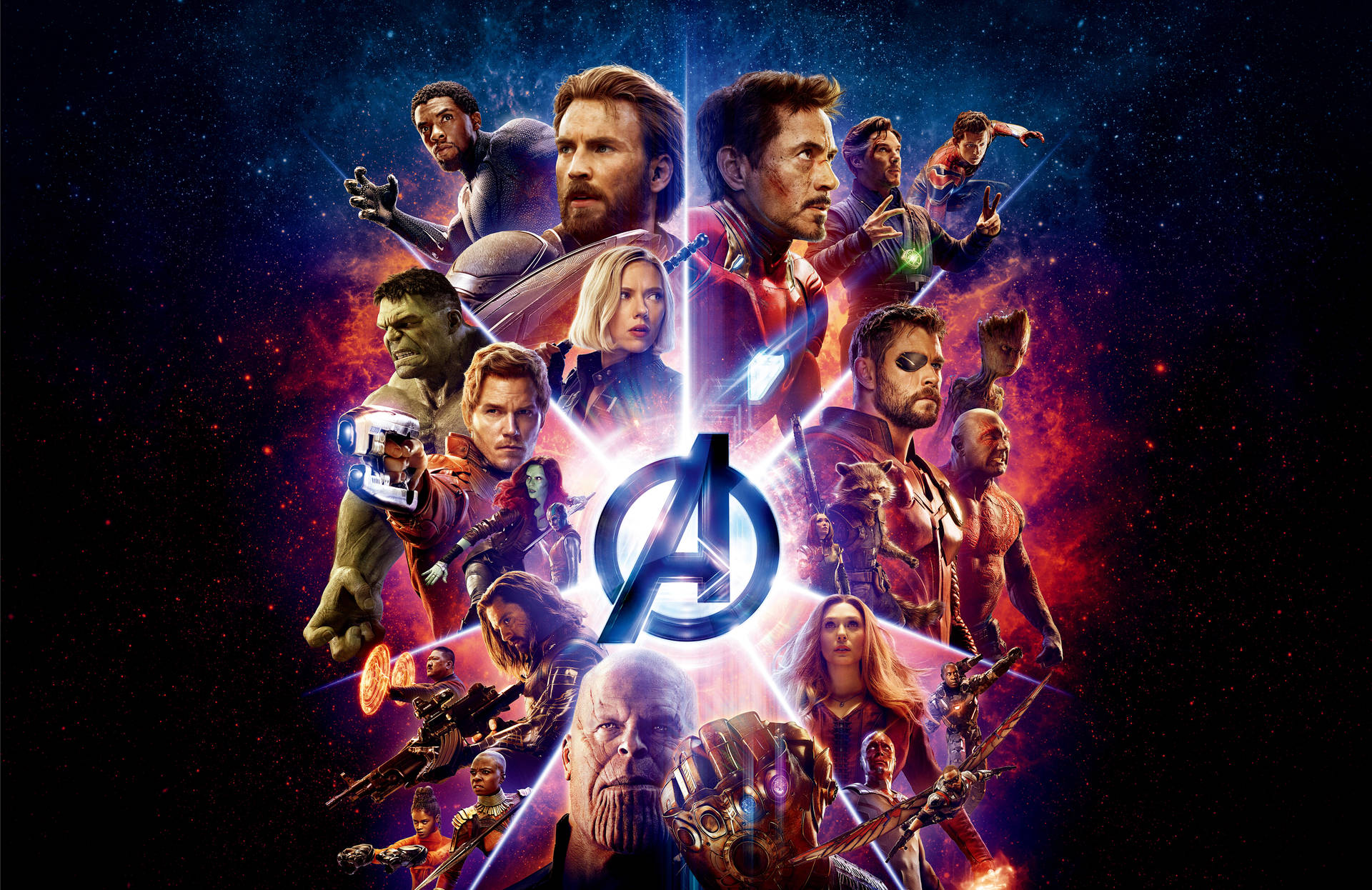 Avengers Infinity War 4k Logo