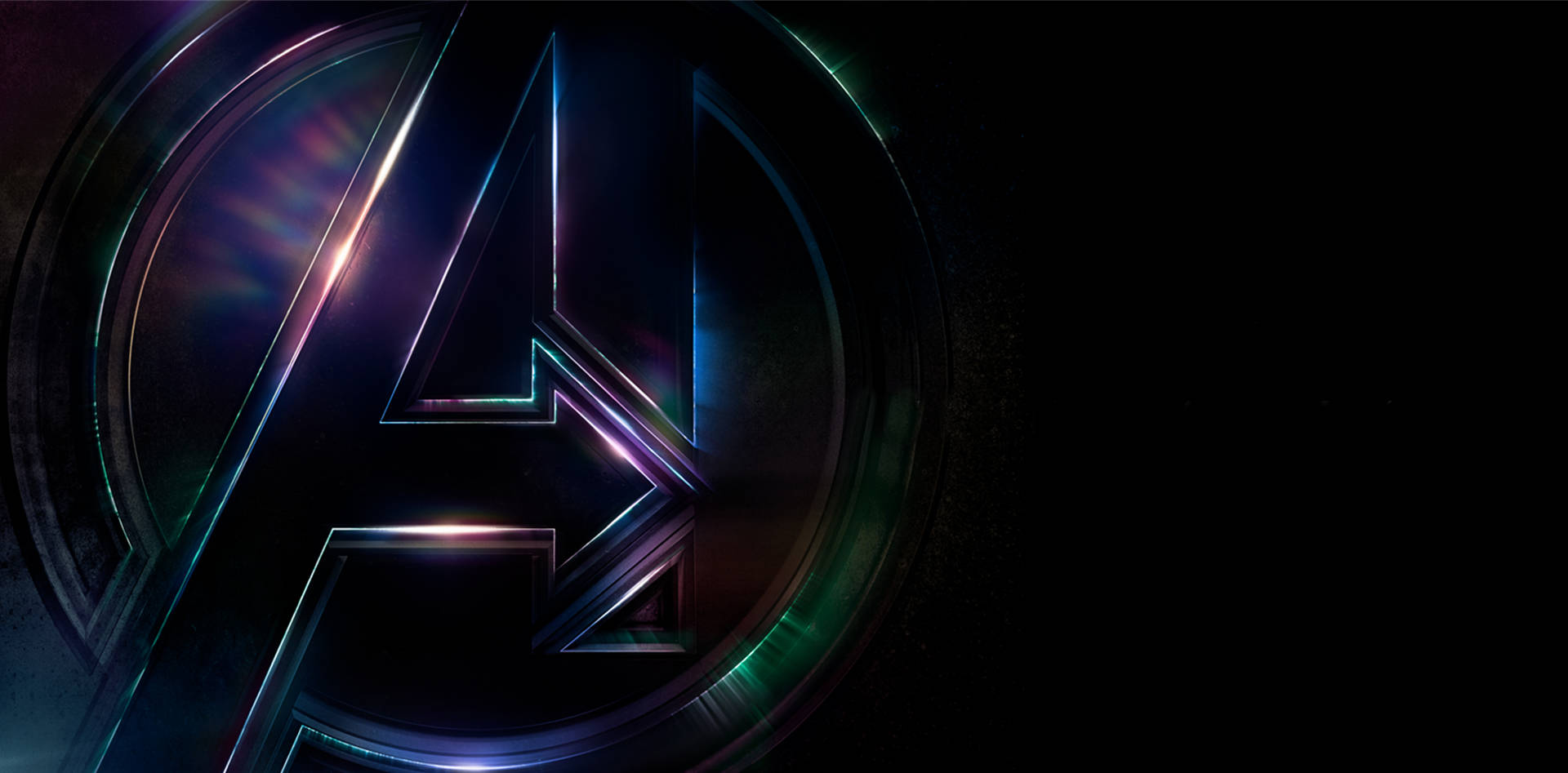 Avengers Infinity War 4k Shadowed Logo