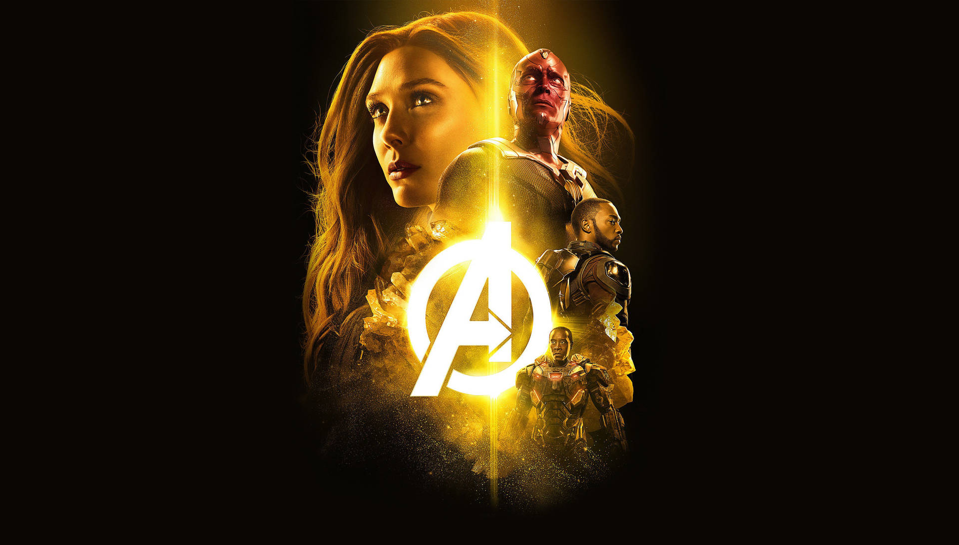 Avengers Infinity War 4k Yellow Light