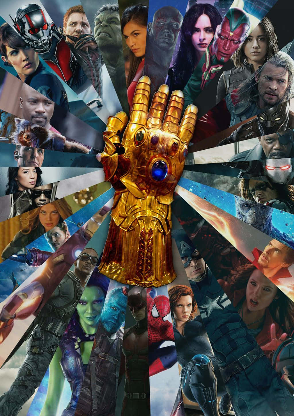 Ironman Og Captain America Forener Kræfter For At Besejre Thanos I Avengers Infinity War.