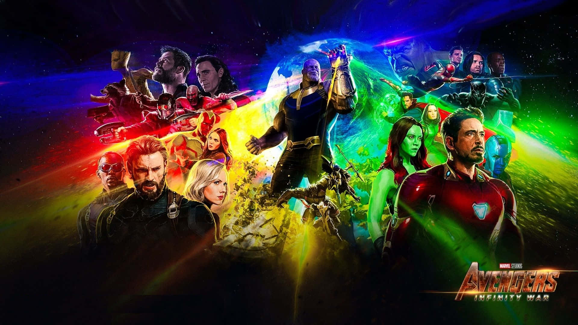 Dieavengers Versammeln Sich In Avengers Infinity War.