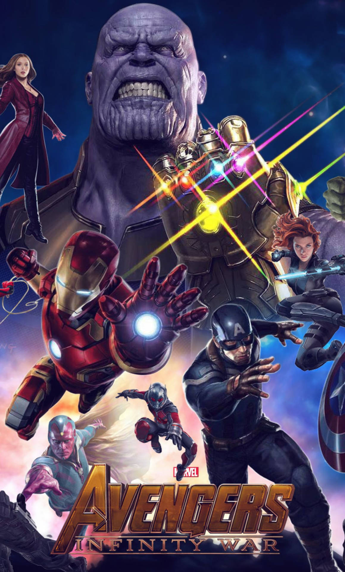Avengers Infinity War Poster Für Android Wallpaper