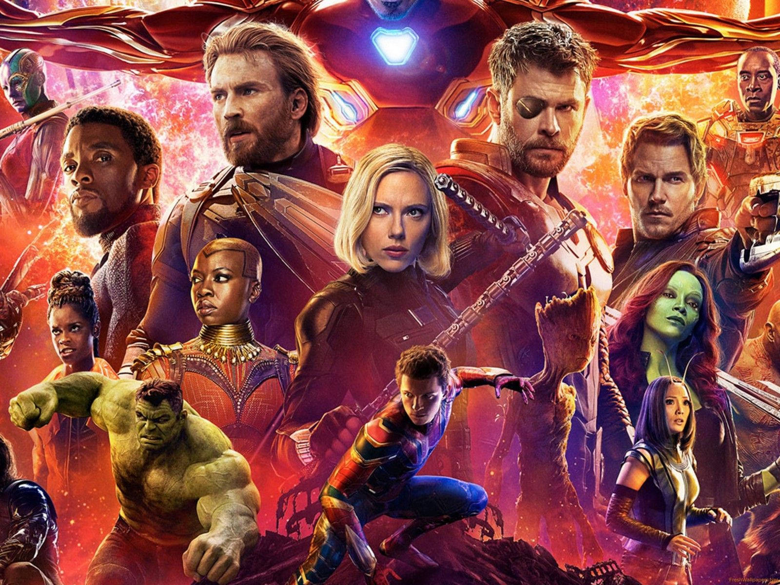 Avengers Infinity War Vector Wallpaper