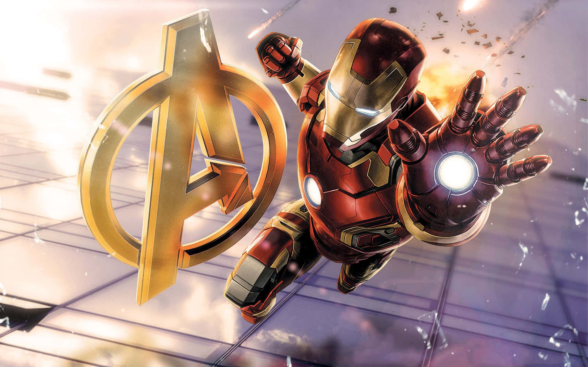 Marvel's Iron Man, the tech-genius super hero Wallpaper