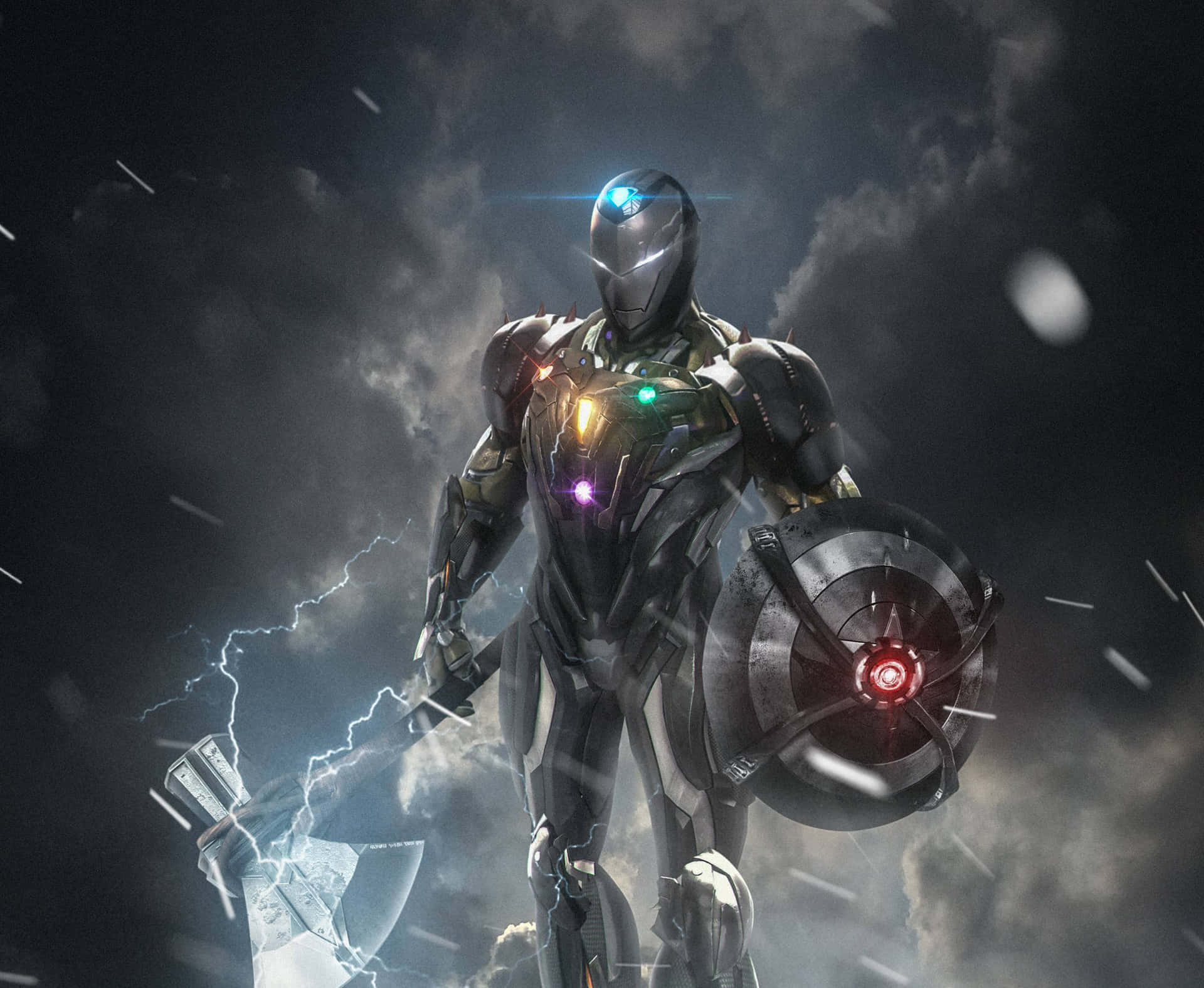 Ironman, En Hjälte I Avengers. Wallpaper
