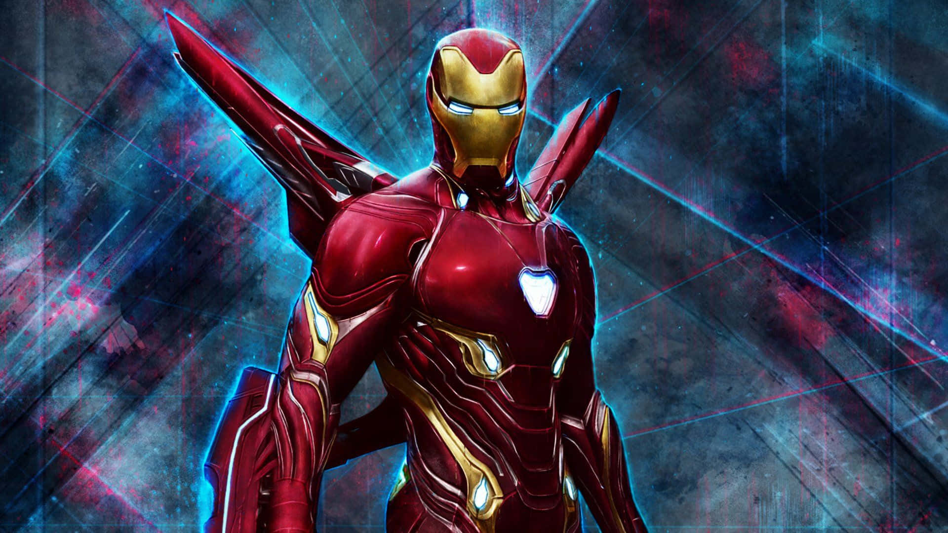 Hochauflösendesbild: Iron Man, Der Held Der Avengers, Vereint Sich, Um Die Welt Zu Verteidigen. Wallpaper