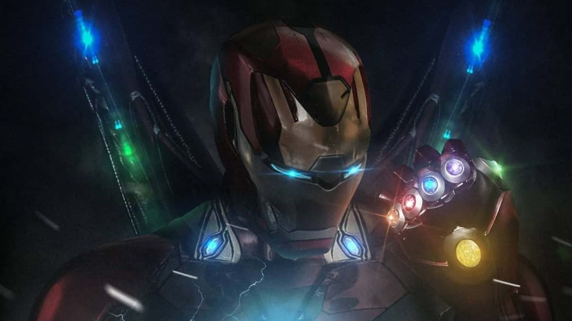 Tony Stark, direktør for Stark Industries og arkitekt af Iron Man-dragten - holder verden sikker. Wallpaper