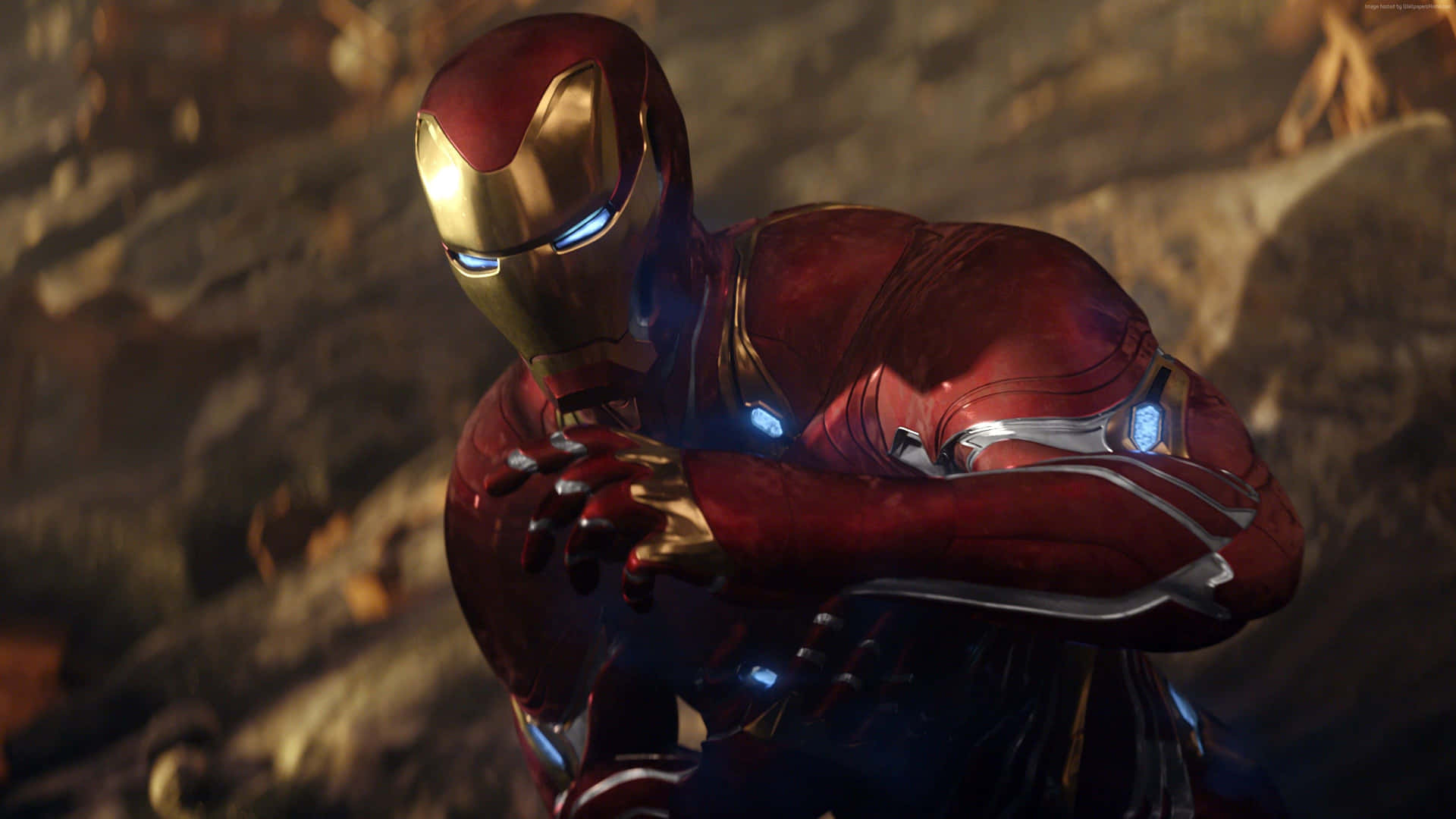 Den ikoniske og elskede Iron Man fra de Avengers Wallpaper