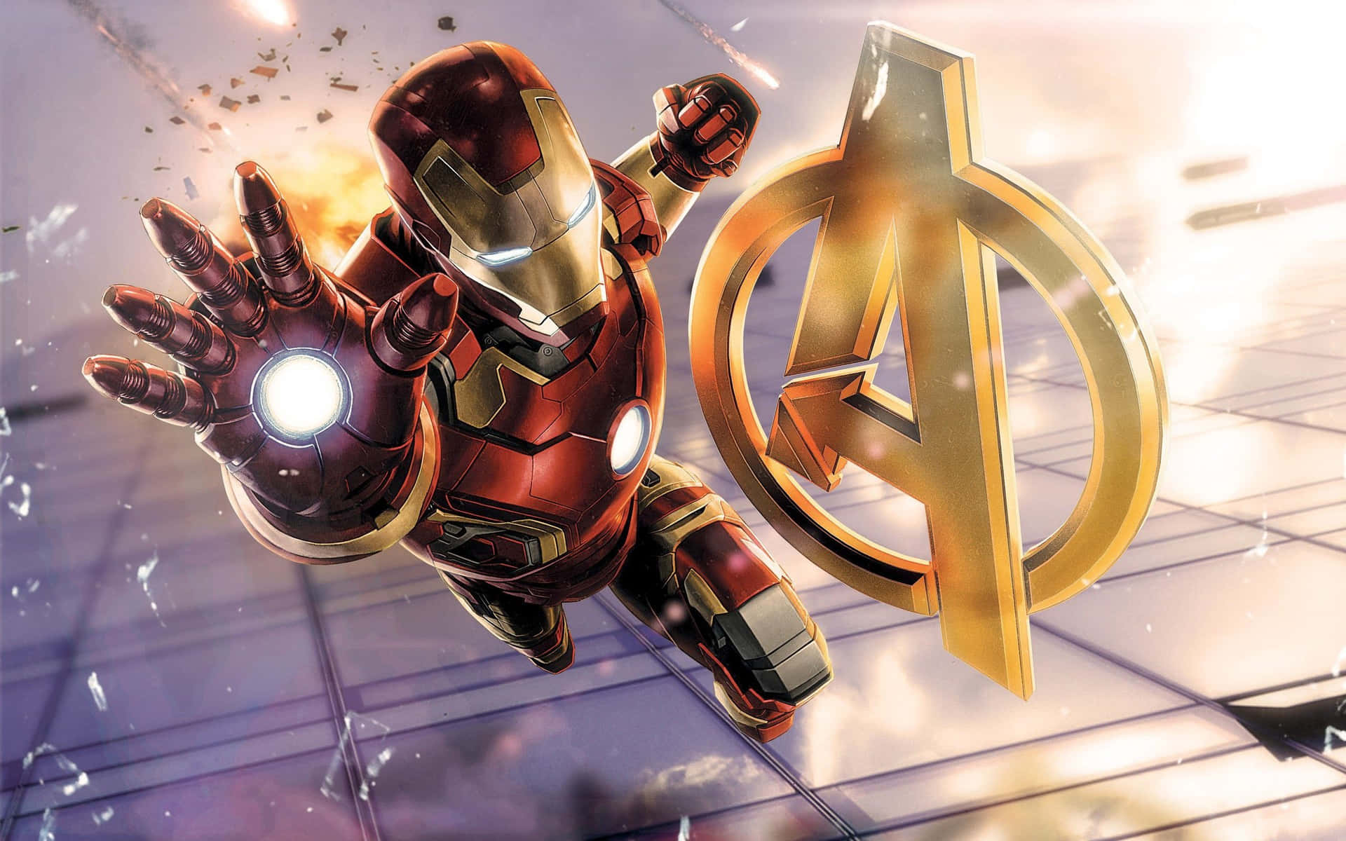 Iron Man, the Unstoppable Avenger Wallpaper