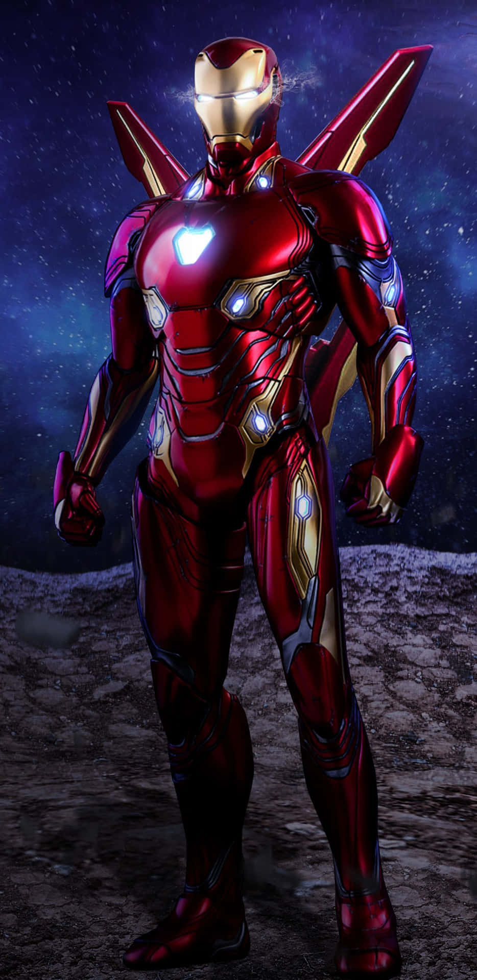 Iron Man joins The Avengers to fight for justice Wallpaper