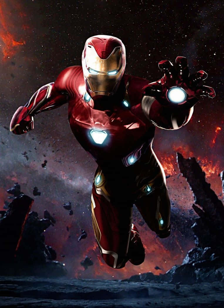Iron Man, Caring and Courageous Superhero Wallpaper