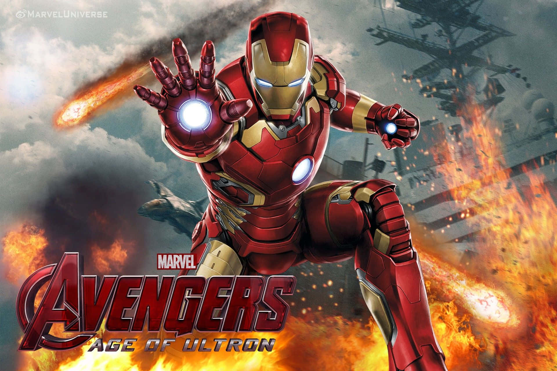 Avengers Iron Man In Age Of Ultron Wallpaper