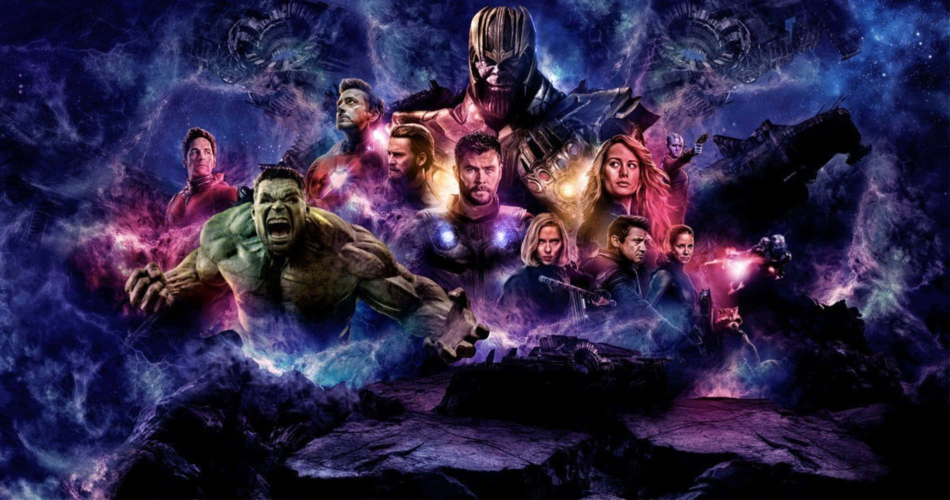 Uppleven Fantastisk Datorupplevelse Med Avengers-laptoppen! Wallpaper