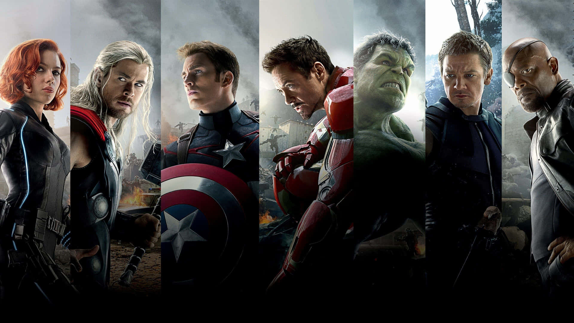 Personliggør din laptop med dette Avengers tema tapet! Wallpaper