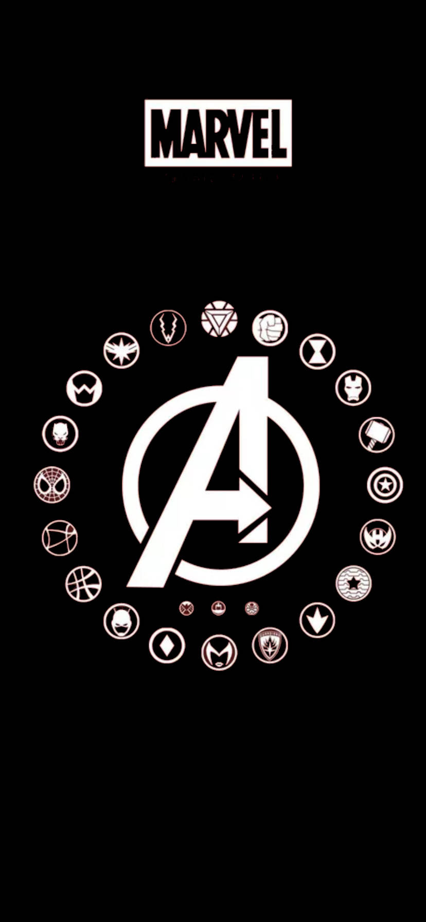 Avengers Logo Minimalist Marvel Iphone Xr