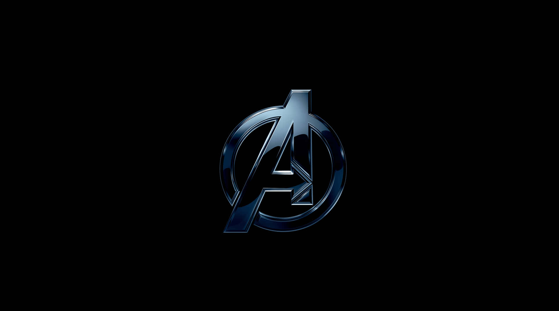 Avengers Logo4 K Dark Background Wallpaper