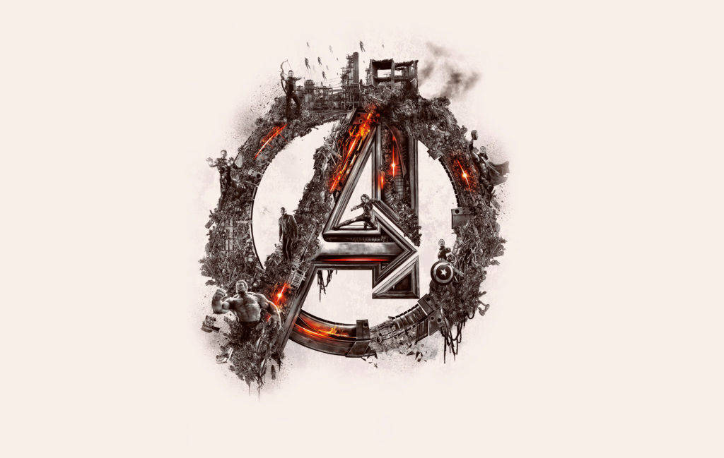 Avengersmarvel-logotypen Wallpaper